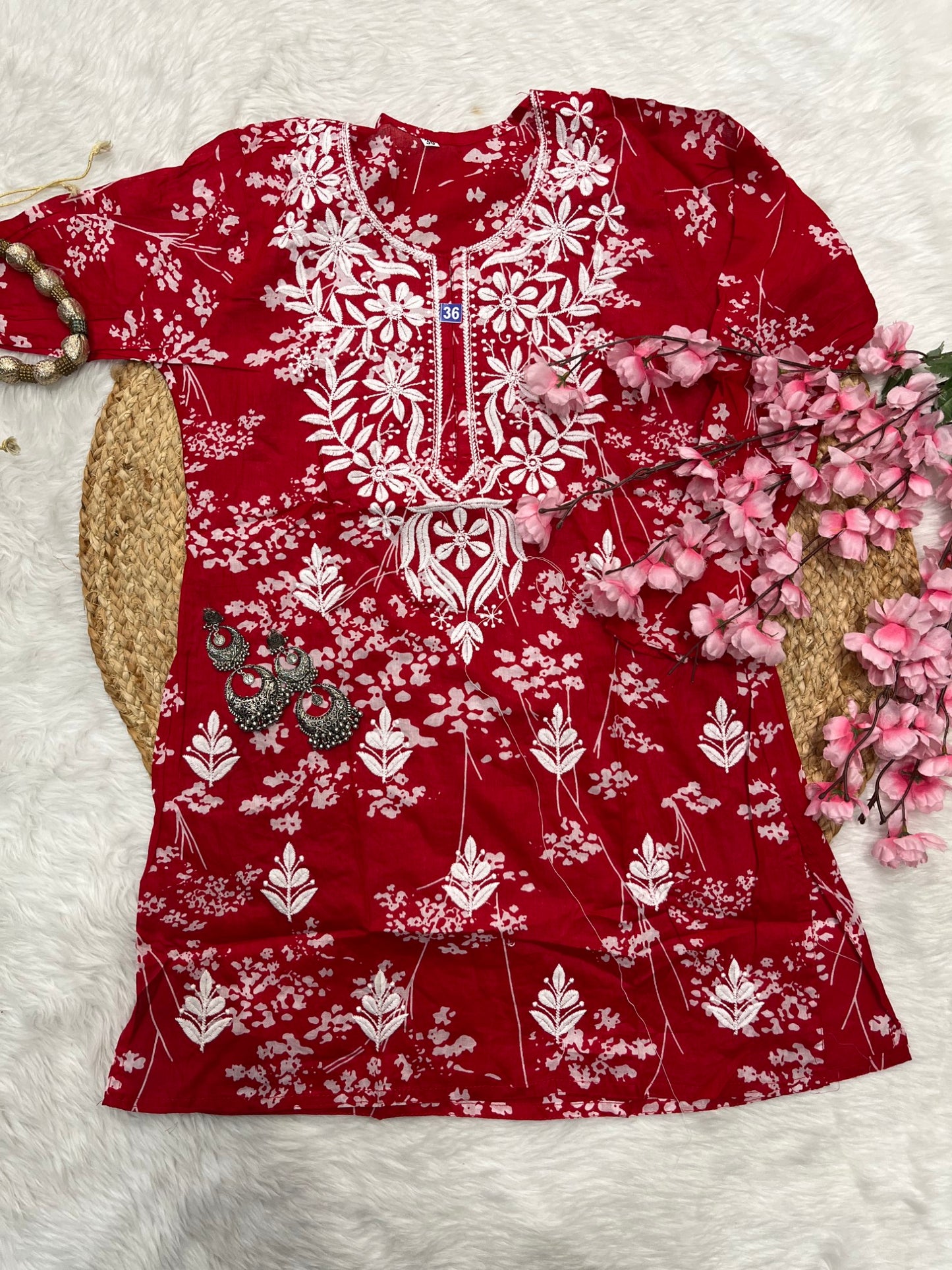 Raaz mul mul cotton short kurtis