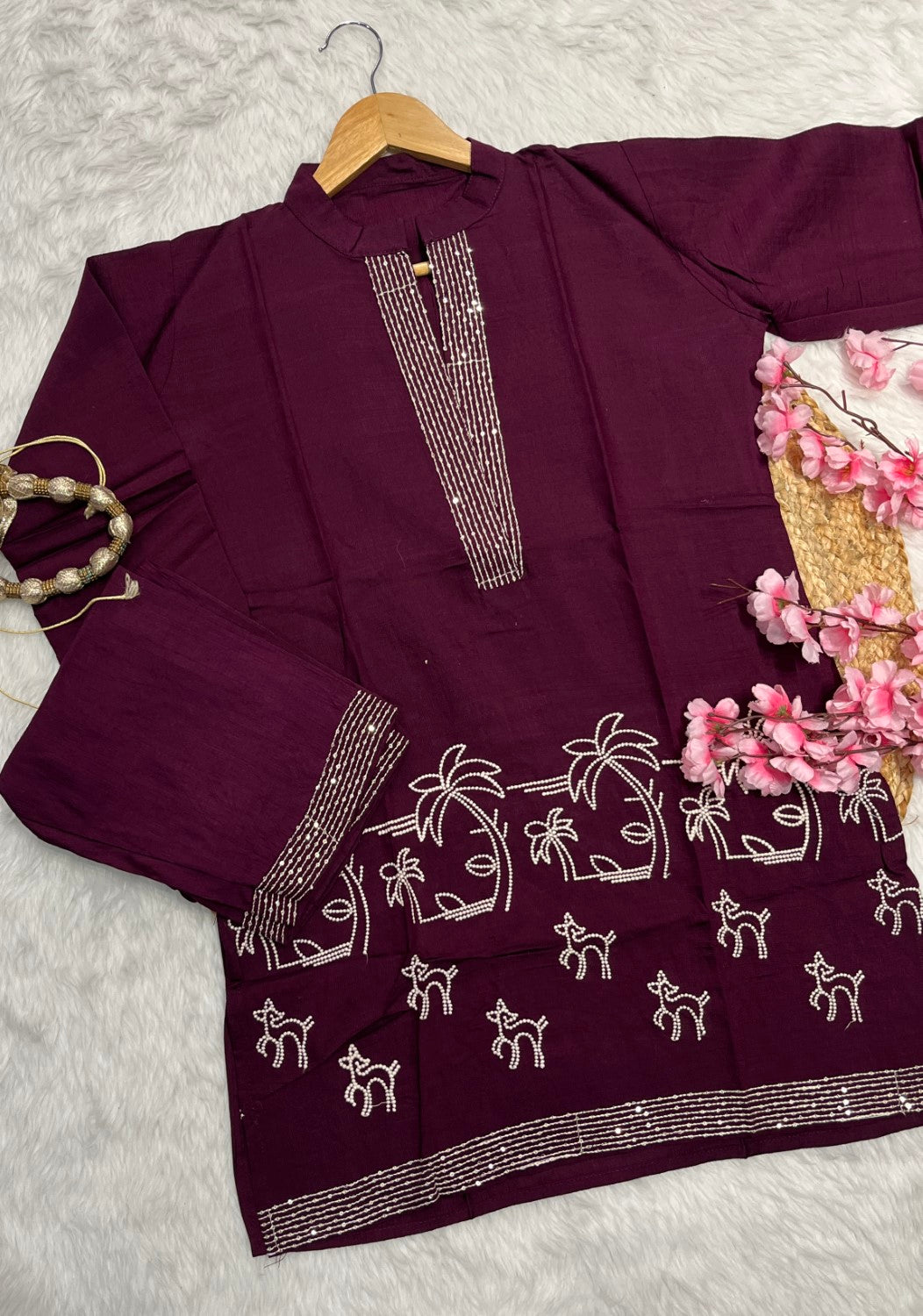 Chanderi co ord set