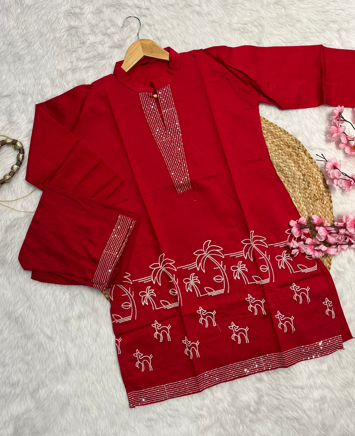 Chanderi co ord set