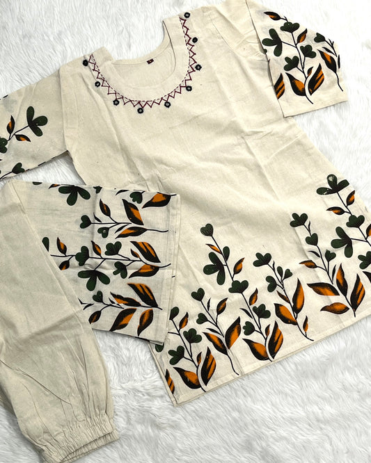 Khadi Cotton Co Ord Set