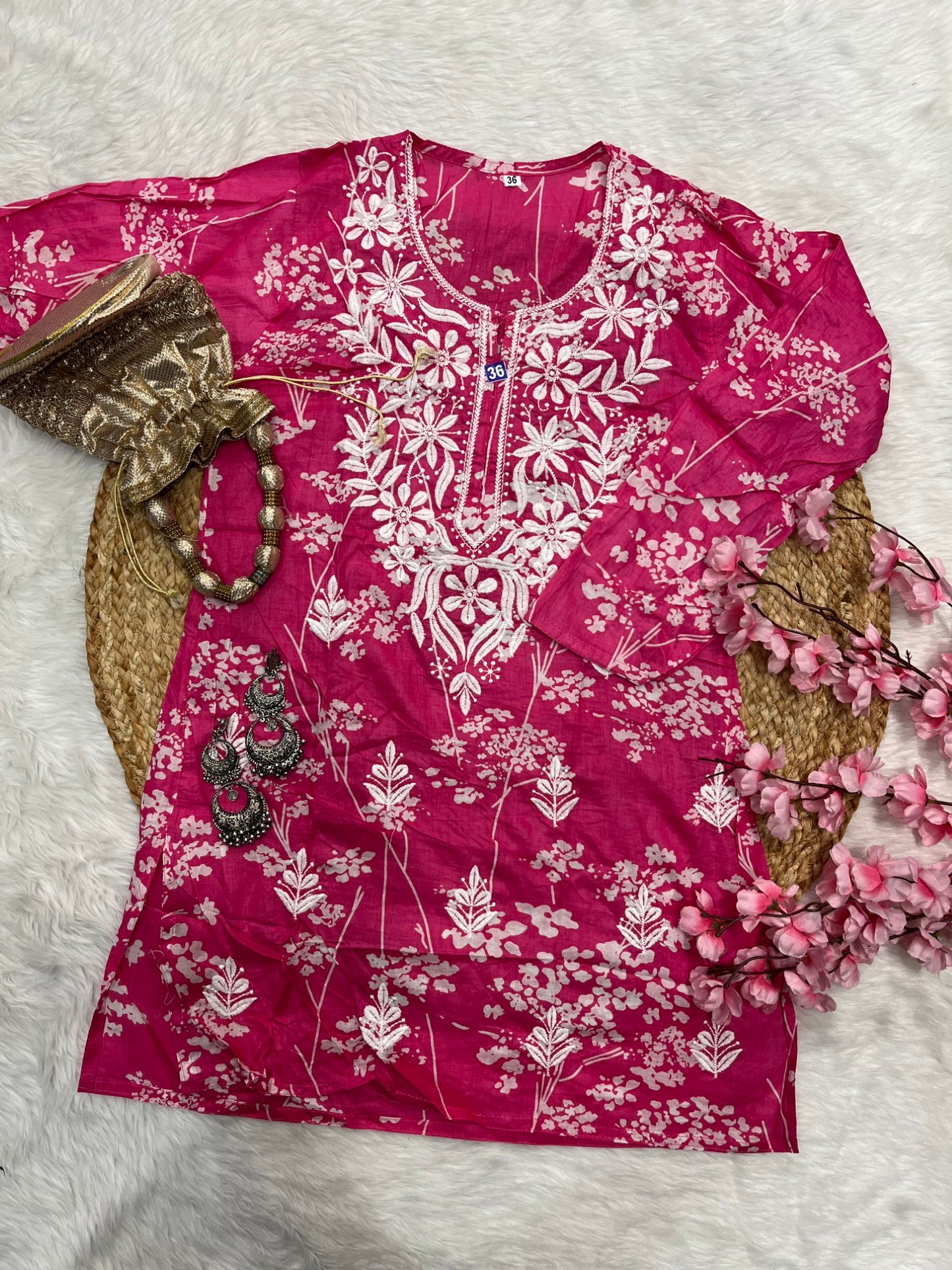 Raaz mul mul cotton short kurtis
