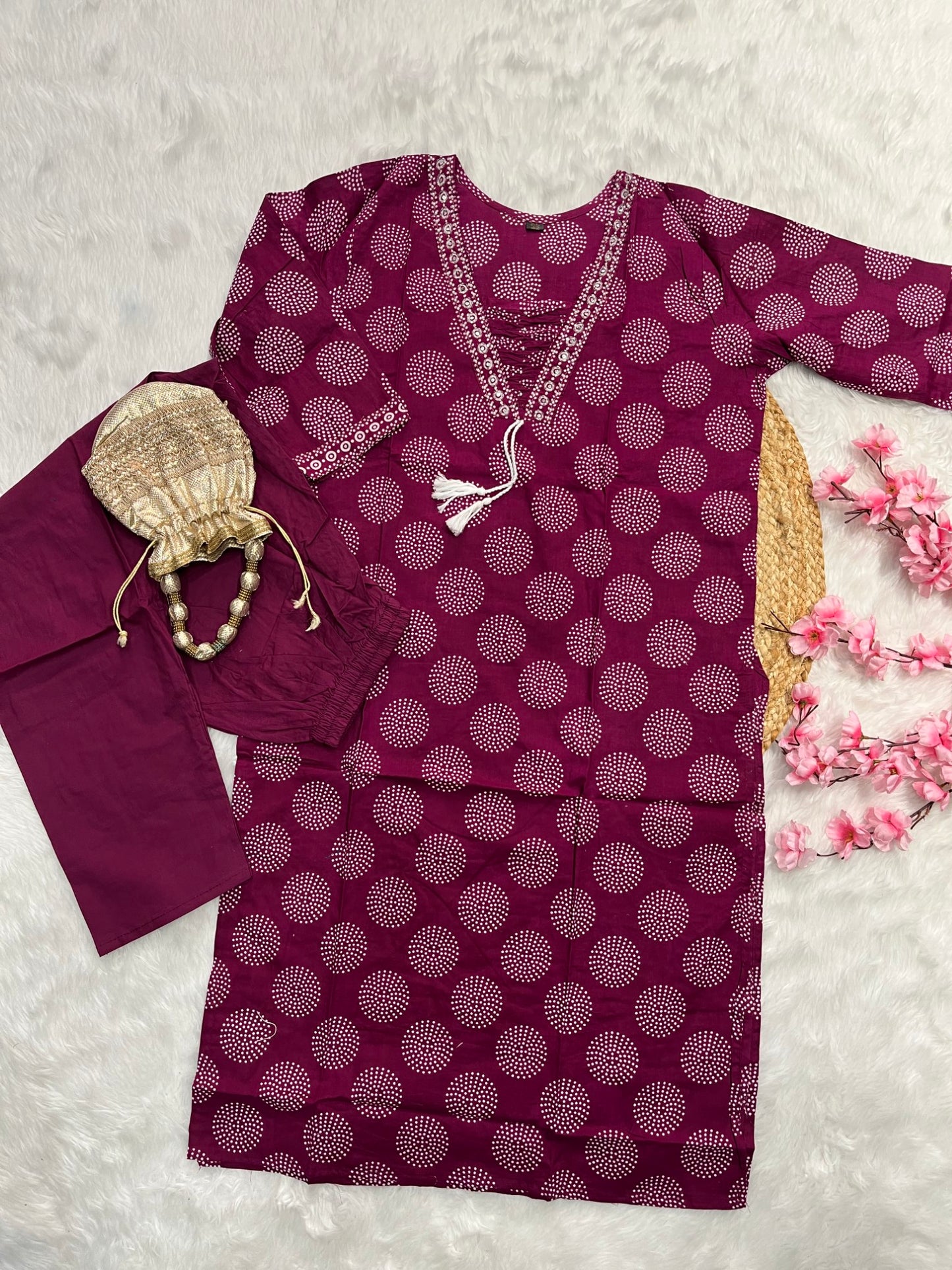 Cotton pant set