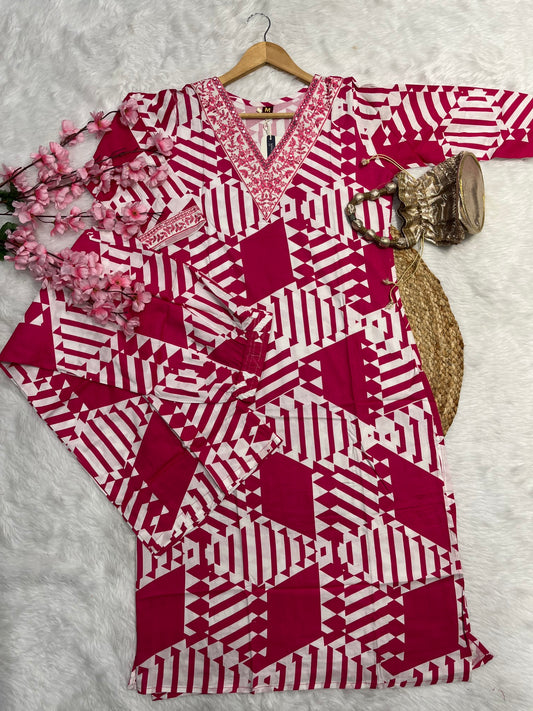 Cotton pant set