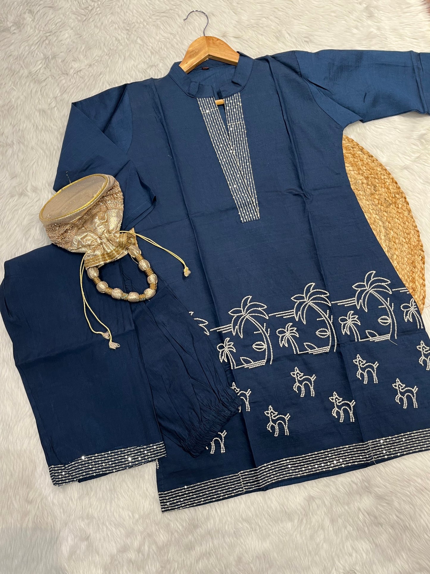 Chanderi co ord set