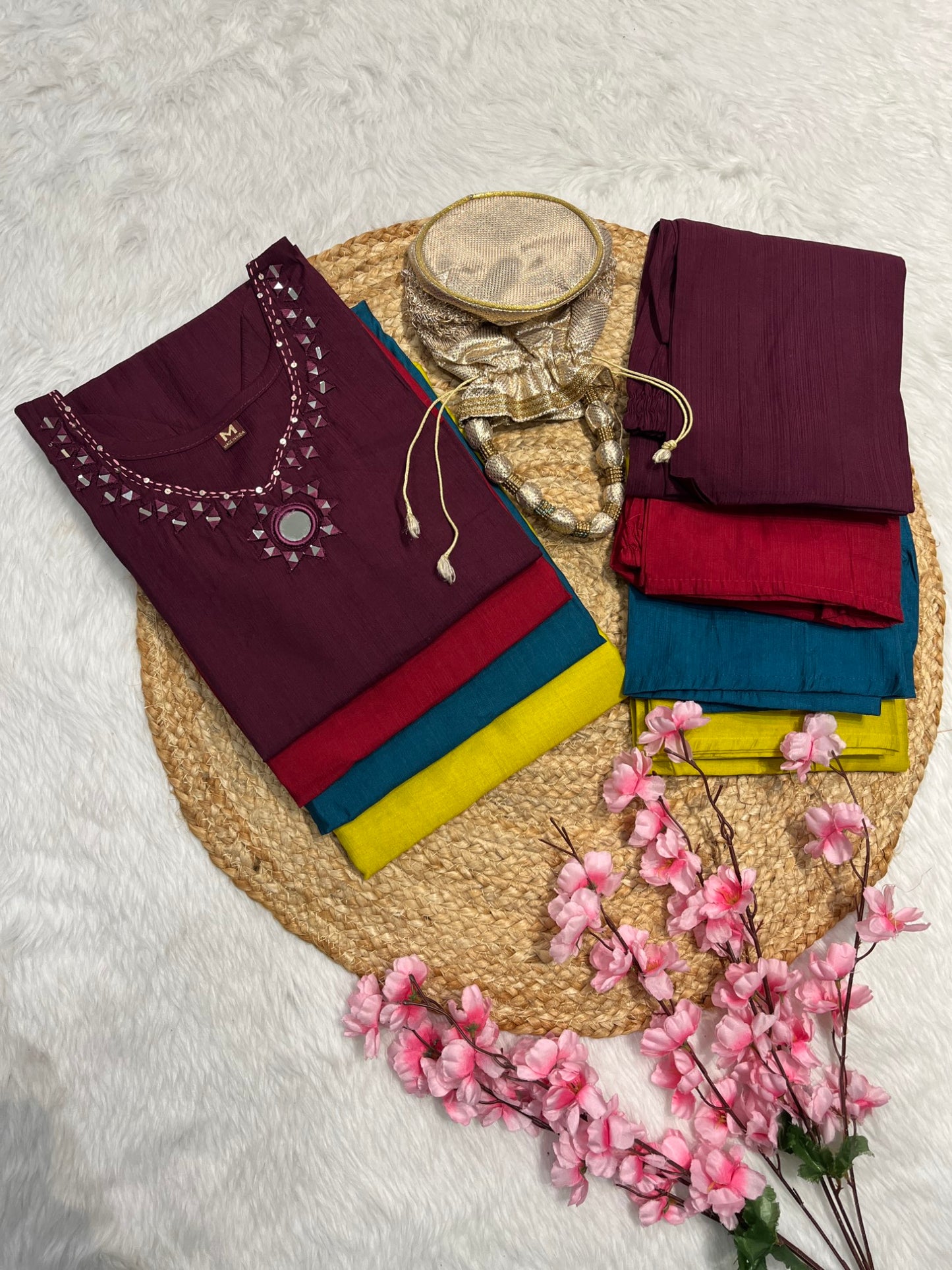 Chanderi co ord set