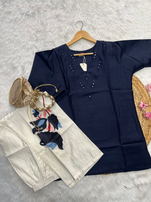 Chanderi co ord set