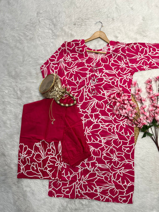 Rayon kurta set