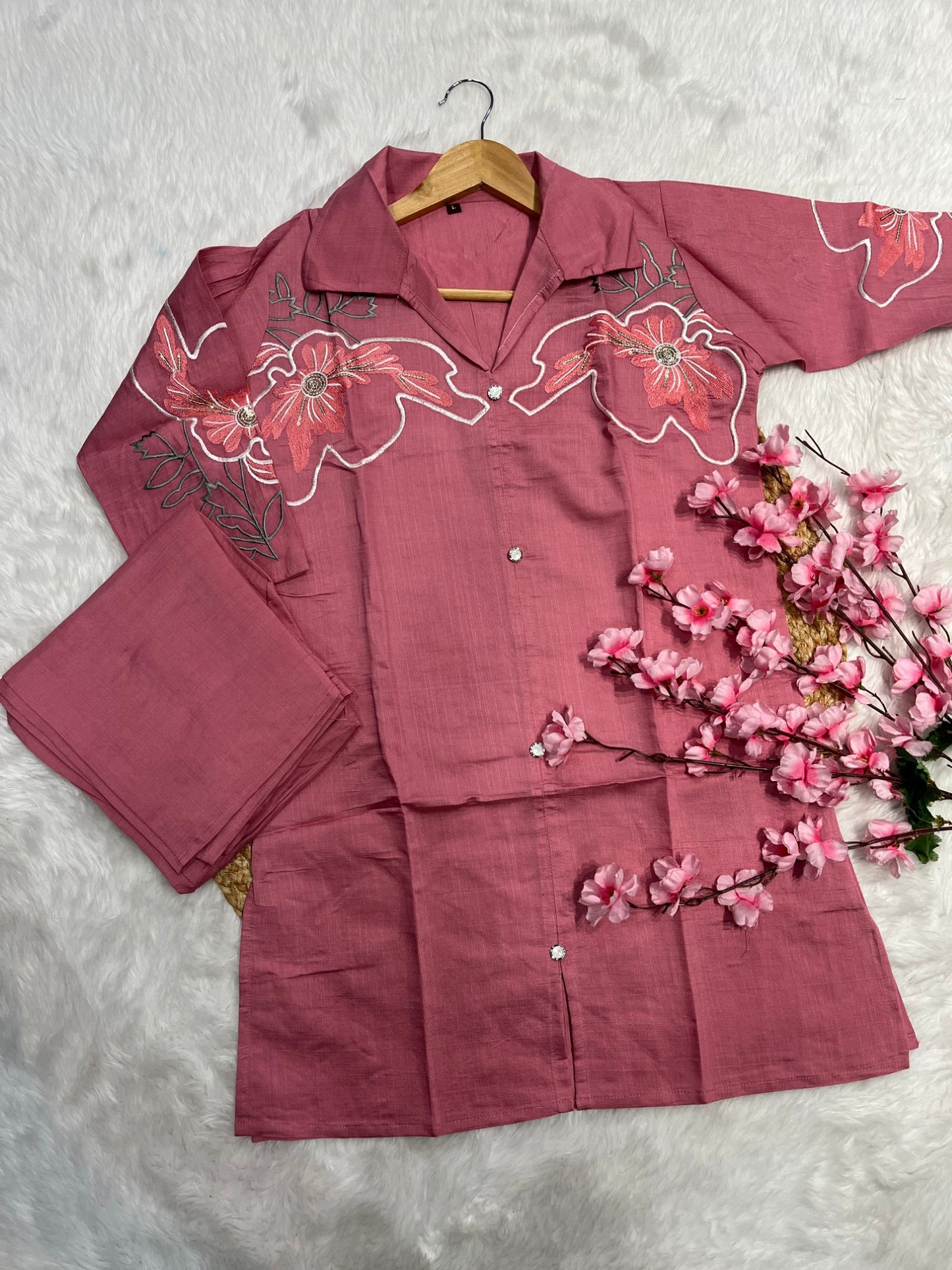 Chanderi co ord set
