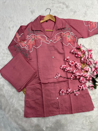 Chanderi co ord set