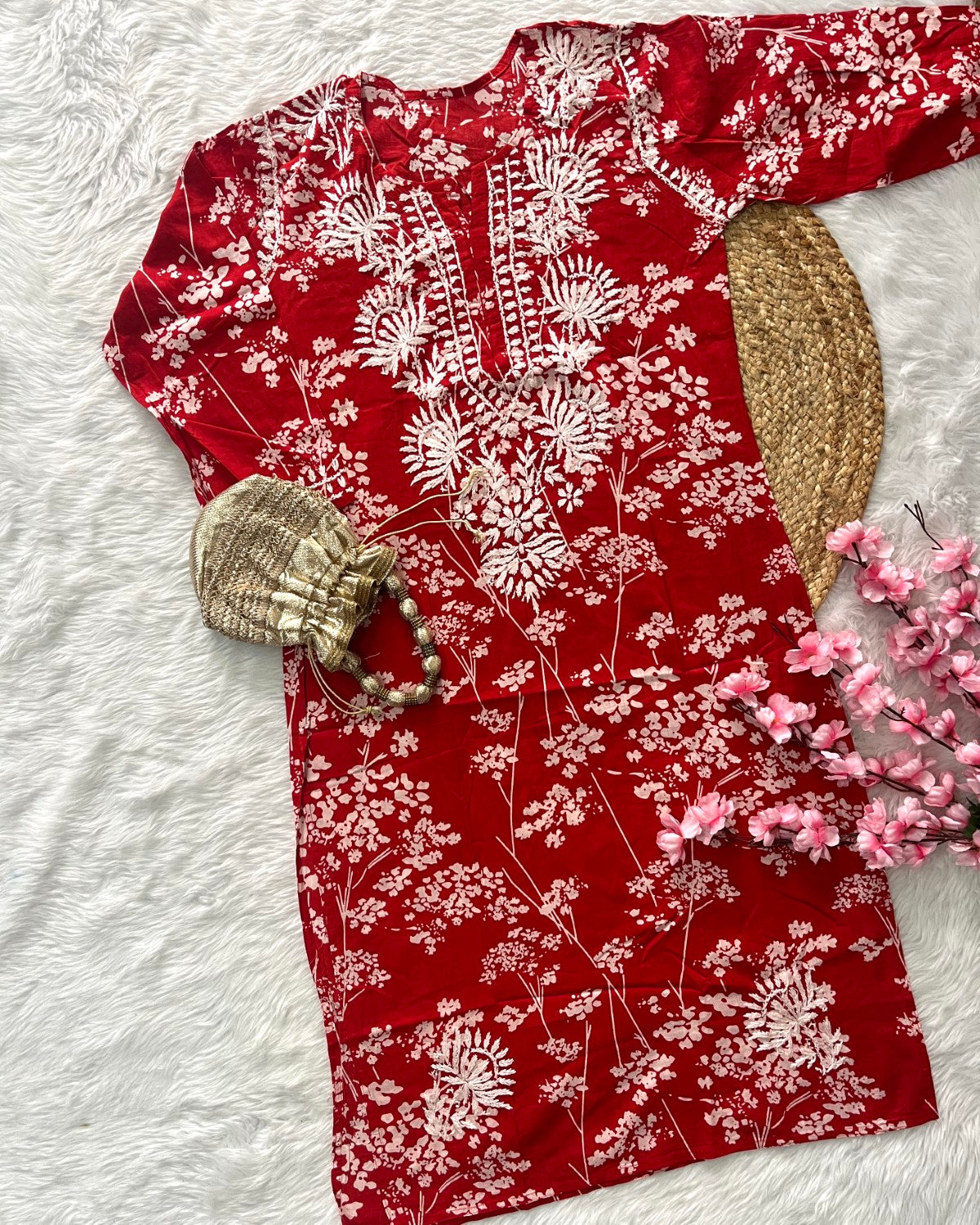 Bahaar Mul mul Cotton Small Patti Design