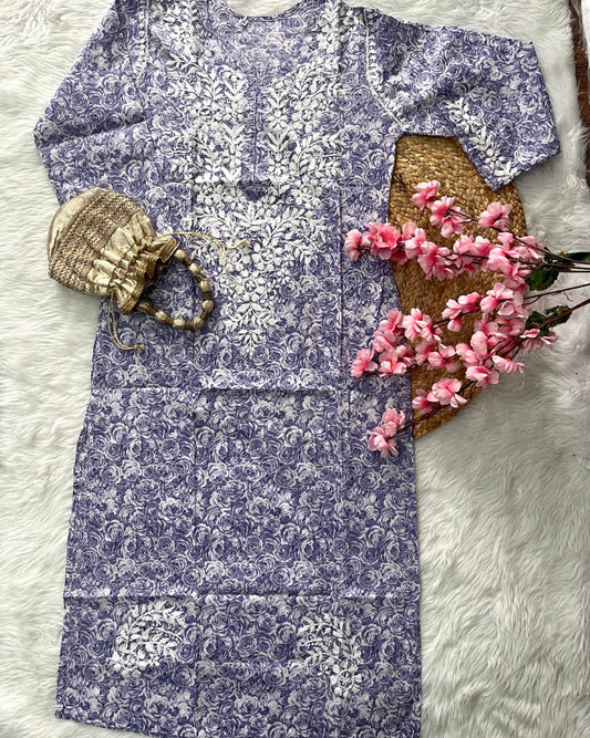 Aamira Mul mul Cotton Single Colour Rose  --