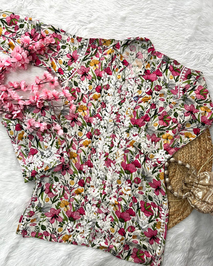 Aafia Rayon Printed Co-ord Set