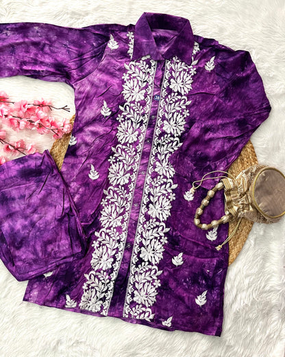 Tahaa Rayon Tie Dye Co-Ord Set