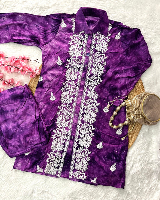 Tahaa Rayon Tie Dye Co-Ord Set