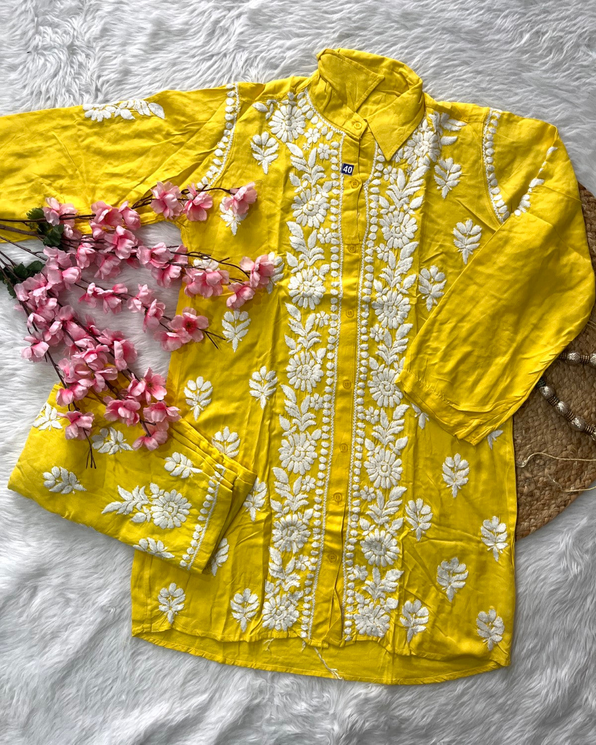 Taalim Modal Handwork Co-ord set